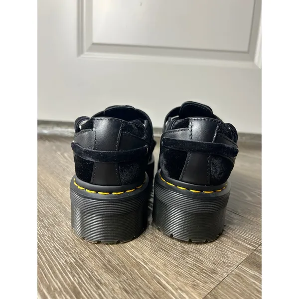 Dr. Martens Wednesday Addams Ramsay Quad Platform Mary Jane Goth Euro Grunge S 7 - Image 6