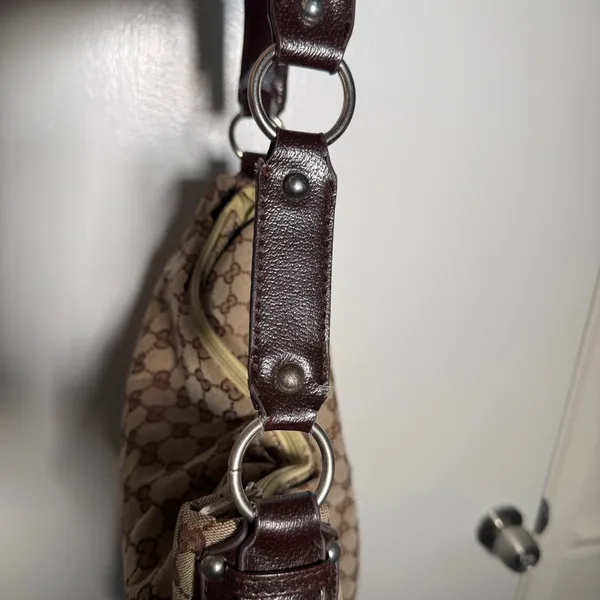 Gucci Brown GG Canvas Shoulder Bag-READ - Image 7