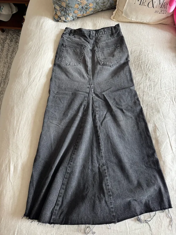 Reformation Nila Long Denim Skirt - Image 2
