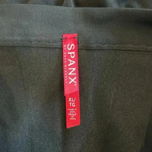 Spanx OnCore High-Waisted Mid-Thigh Short Compression Shaper In Black Size XL - Image 5