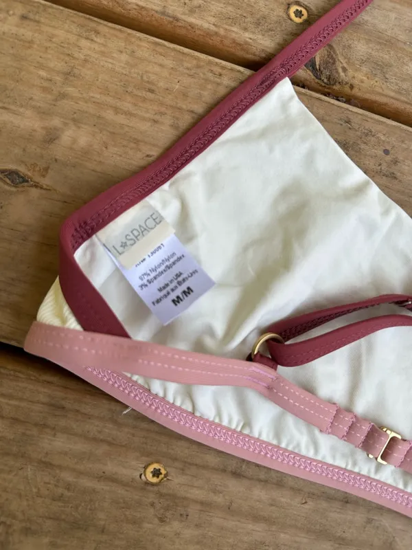 NWOT L*Space Gemma ribbed bikini top - Image 4