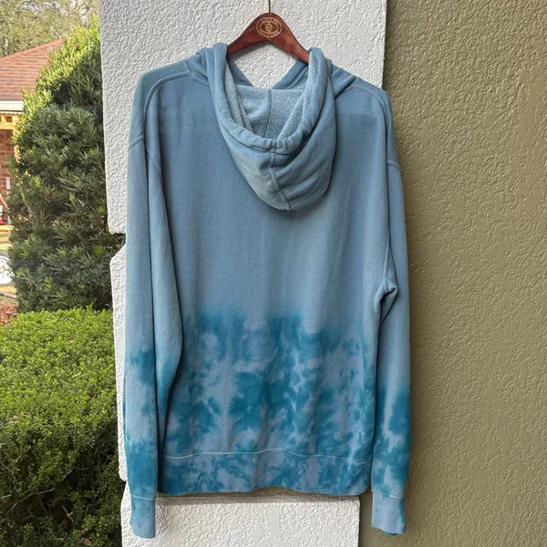 Santa Cruz Delfino Ego Flower Blue Tie Dye Hoodie - Image 7