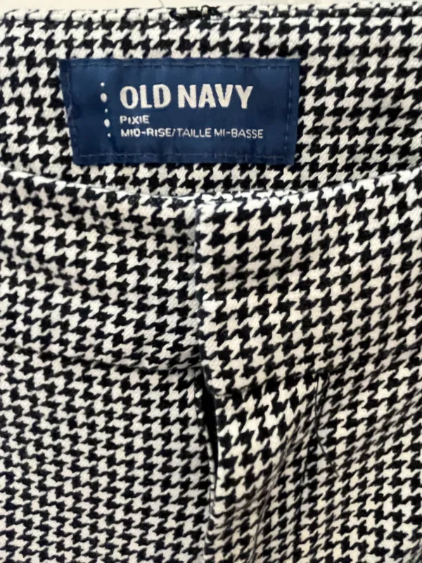 Old Navy Pixie Mid Rise Checkered Pants Size 8 - Image 2