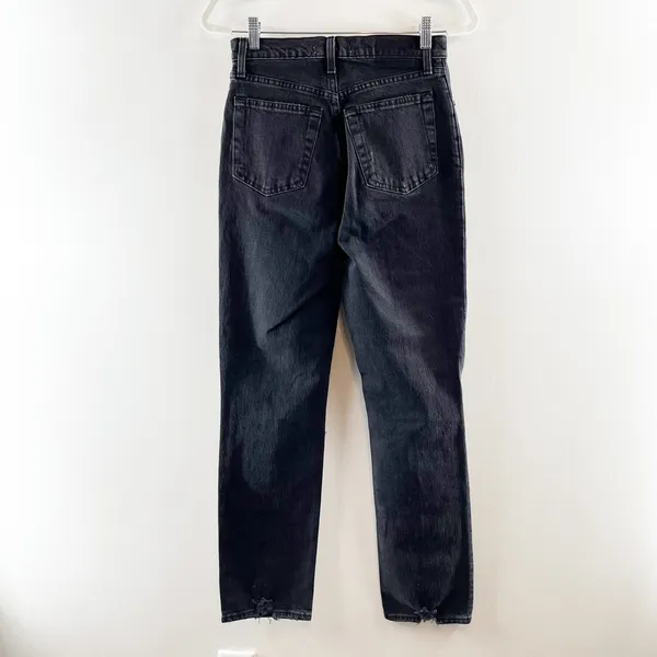 Abercrombie & Fitch The 90s Ultra High Rise Straight Jeans Black 26 / 2 - Image 4