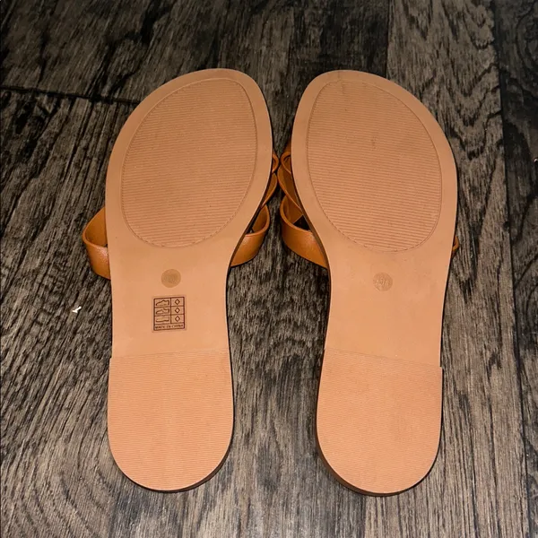 Luoika Women's Braided Tan Sandals Size 9.5 - Image 2
