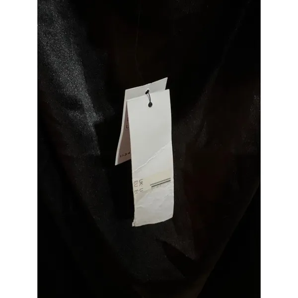 TOPSHOP Black One Shoulder Satin Slip Mini‎ Dress Size US 10 NWT - Image 5