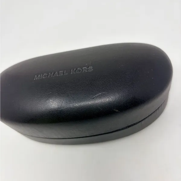 Michael Kors Brown Velvet Lined Sunglass Case and Lens Cloth Very Good Condition - Image 4