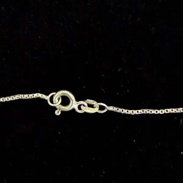 Custom "JULIA" Sterling Silver Block Name Necklace 20” - Image 4