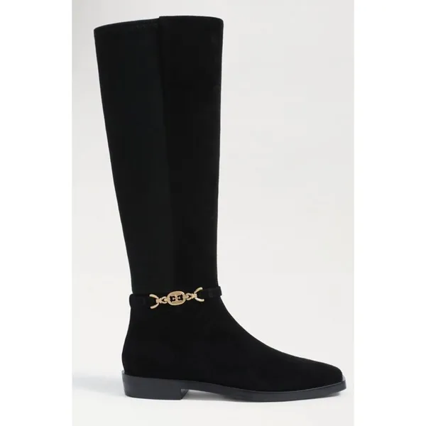 Sam Edelman Clive Embellished Riding Boot Black Women's Size 10.5‎ - Image 2