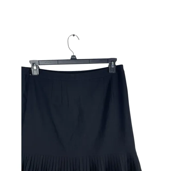 Express 90s Y2K Black Office Career Pleated Hem Line Skirt 12 - Image 4