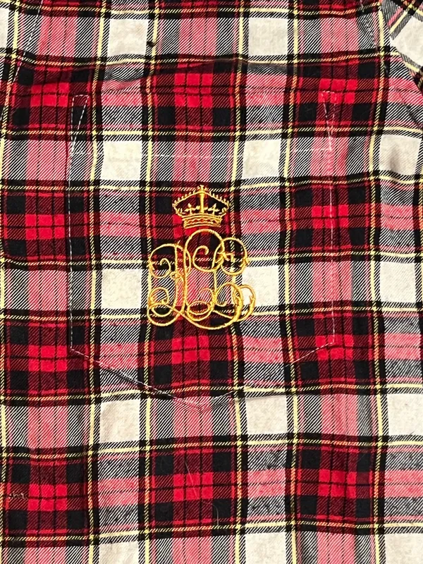 Womens medium Lauren Ralph Lauren long sleeve sleep shirt-embroidered crest - Image 4