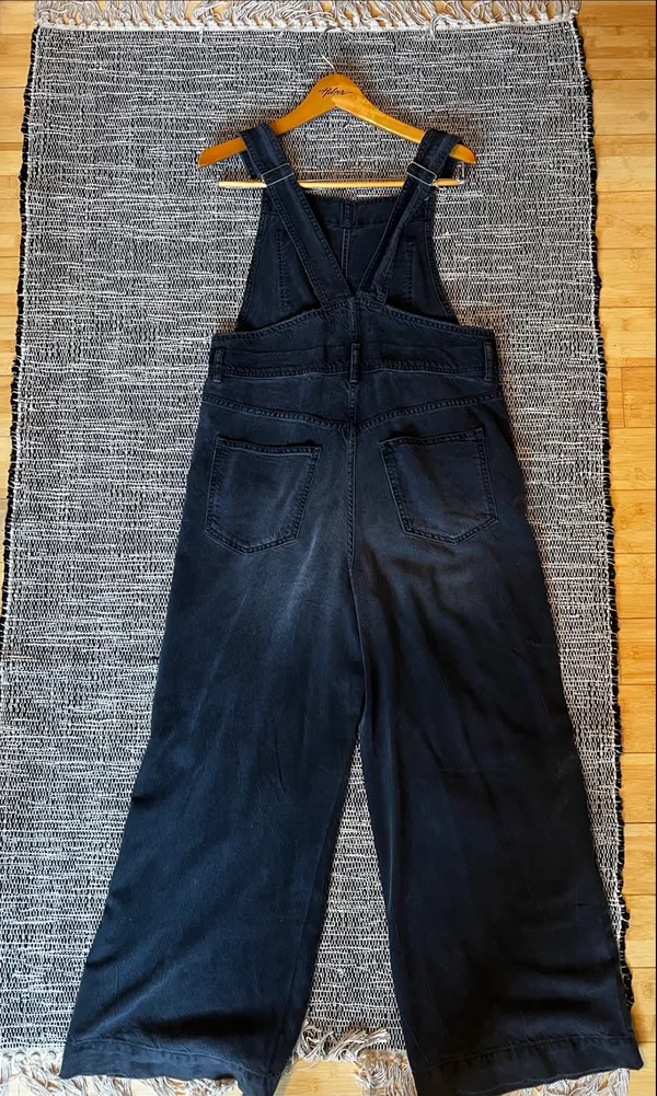 Free People Black Overalls - Image 2