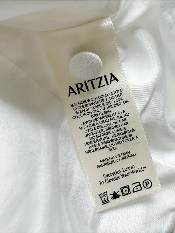 Aritzia Wilfred Octavo Bustier - CruiseLinen™ White Top Vest - Image 12