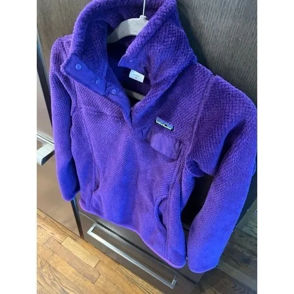 Patagonia Women's Re-Tool Snap-T Pullover Purple‎ Size XS Plum - Image 2