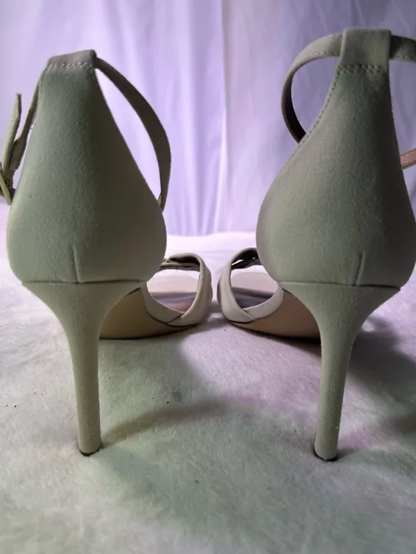 Nordstrom Rack Women’s Ivory Ankle-Strap Stiletto Heels - Image 9