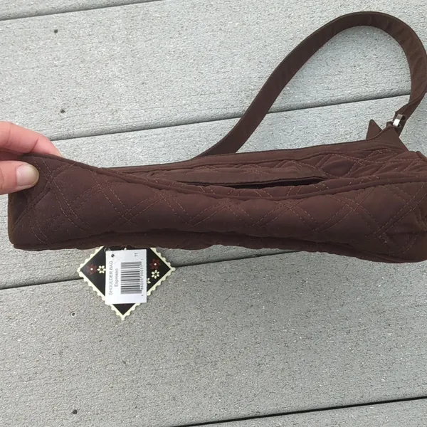 NWT Vera Bradley Espresso Quilted Shoulder Bag - Image 5