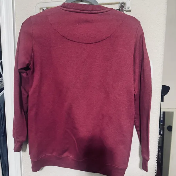 Blondie Deborah Harry Band Logo Sweatshirt Womens S Burgundy Retro 1977 Graphic - Image 4