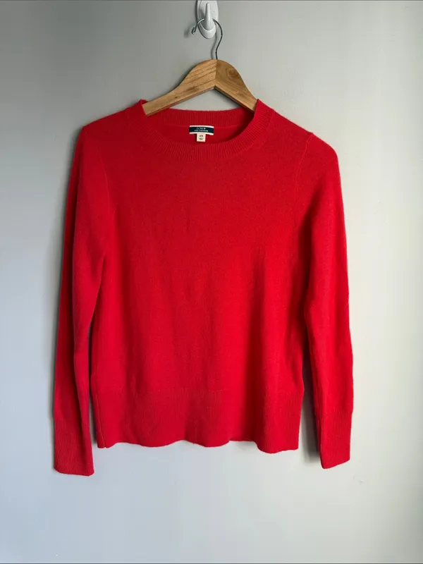 J Crew Cashmere classic-fit crewneck sweater XS - Image 2