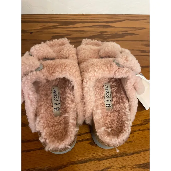 Papillo bi Birkenstocks Sherpa sandal pink size European 38 - Image 4