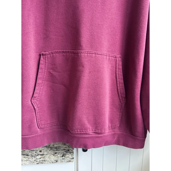 Nike Sportswear Rally Essentials Pullover Hoodie Women XL Burgundy CI1192-638 - Image 5