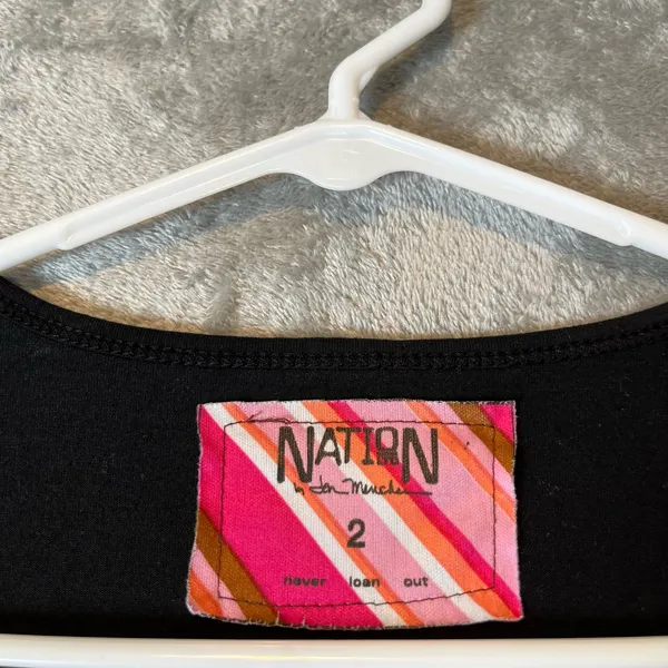 Nation LTD Women’s Black‎ Dress Sz 2 - Image 3