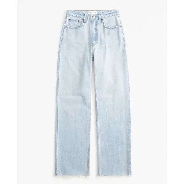 Abercrombie & Fitch Jeans The Loose High Rise Curve Love Womens Size‎ 33 (16) - Image 2