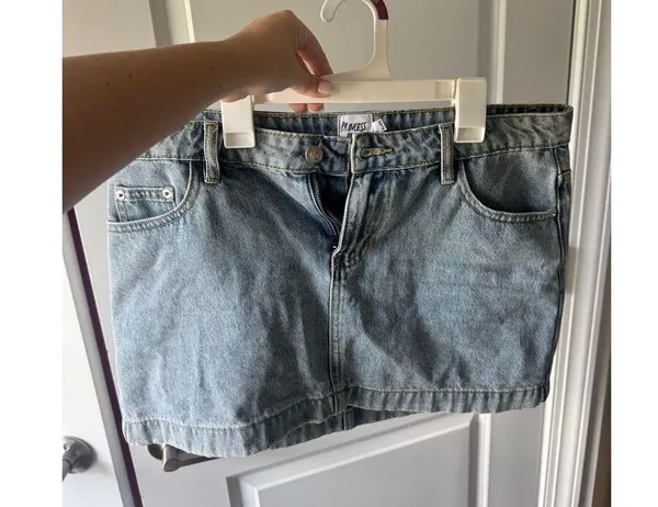 Princess Polly Denim Mini Skirt - Image 3