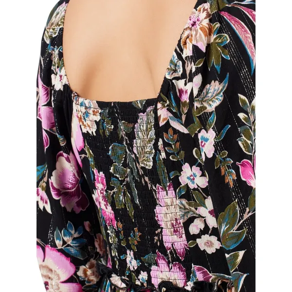 Jessica Simpson Womens Dress Size S Arcadian Bloom Floral Maxi Tiered Festival - Image 4