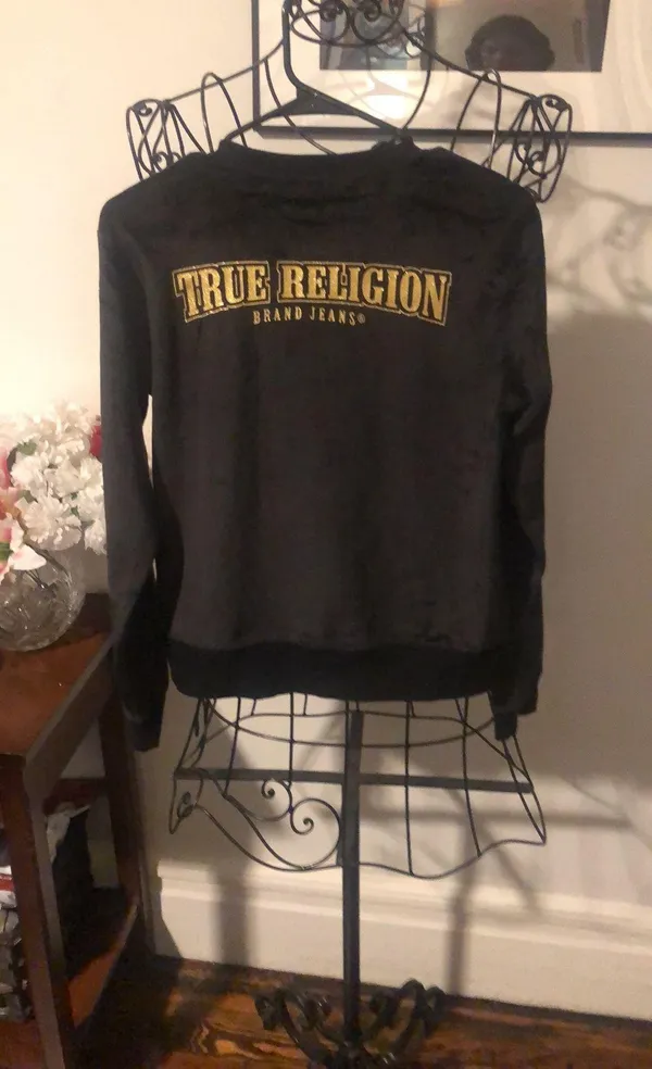 True Religion Velvet Sweatshirt - Image 2