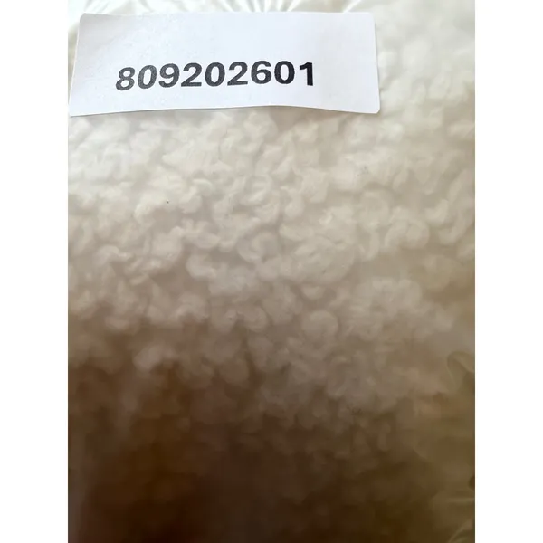 Gap Sherpa Fleece Pullover Sweatshirt Womens Medium Milk White Crew 651550-01 - Image 7