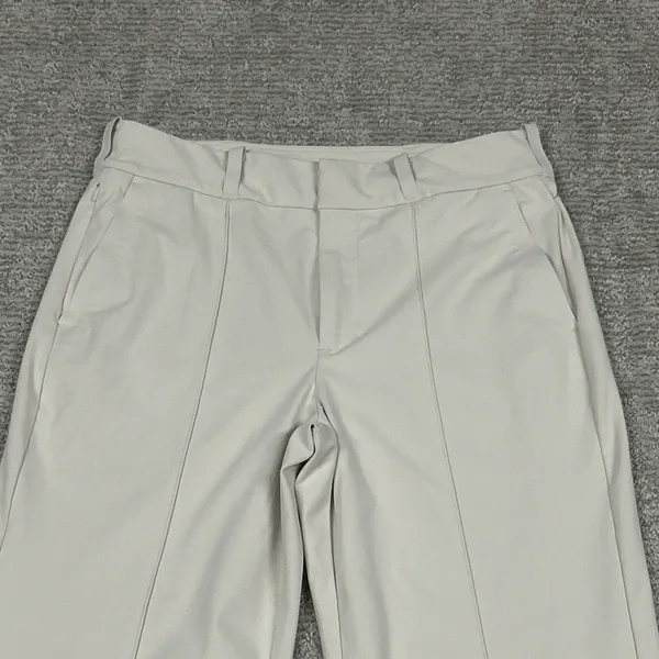 Rhone Birdie Cropped Trouser Pants Womens 6 Light Sand Ivory Golf Stretch - Image 3