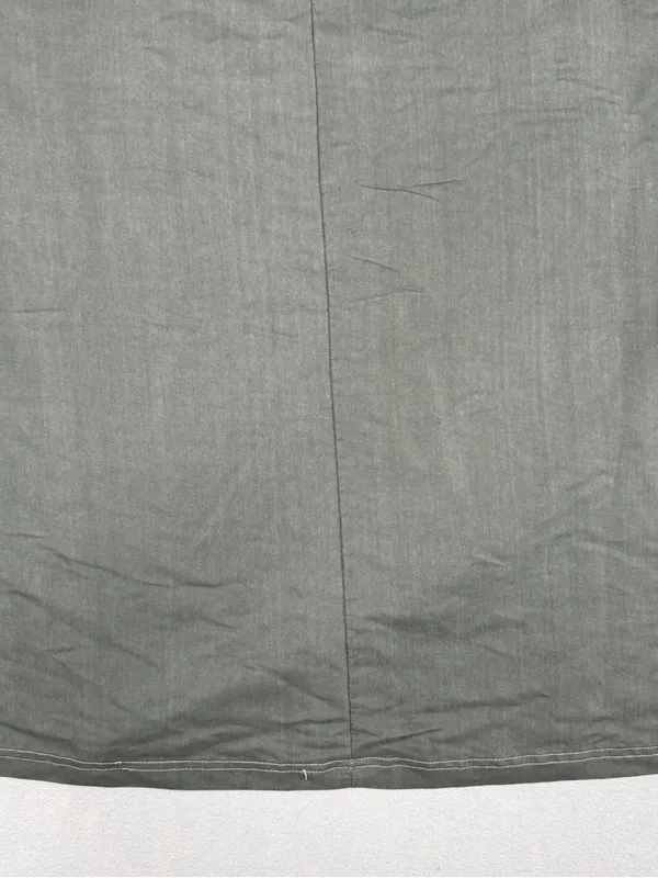 Vintage Pellini Maxi Dress L Olive Green Rayon Lagenlook Pocket 90s - Image 4