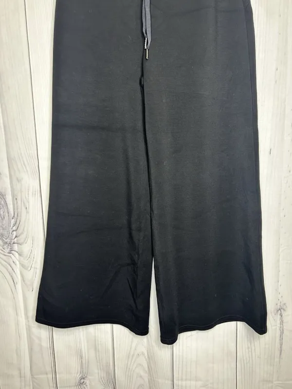 Spanx AirEssentials Women's Sz XL Black Wide Leg Drawstring Pants Lounge 50239Q - Image 3