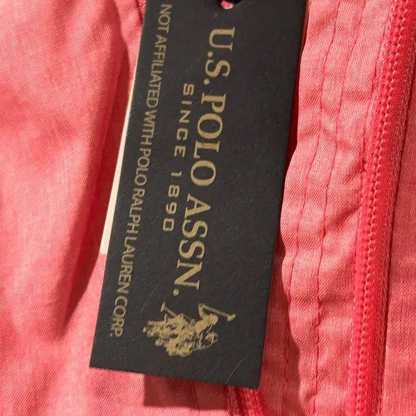 U.S. Polo Assn. Wibdbreaker pink women’s Jacket M-NWT - Image 8