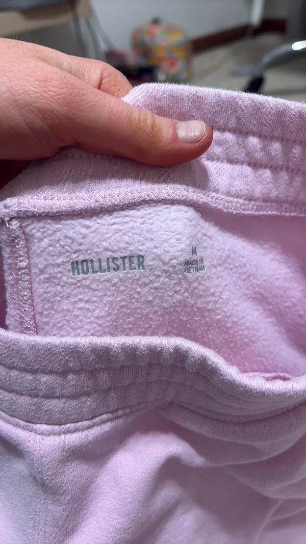 pink wide leg Hollister sweatpants - Image 2