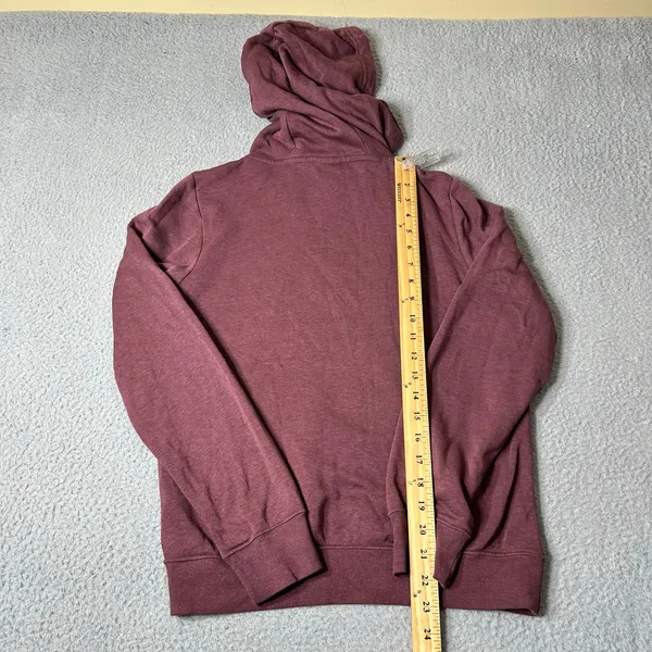 Nike Hoodie Womens XS Maroon Long Sleeve Pullover Soft‎ Hoodie - Image 7