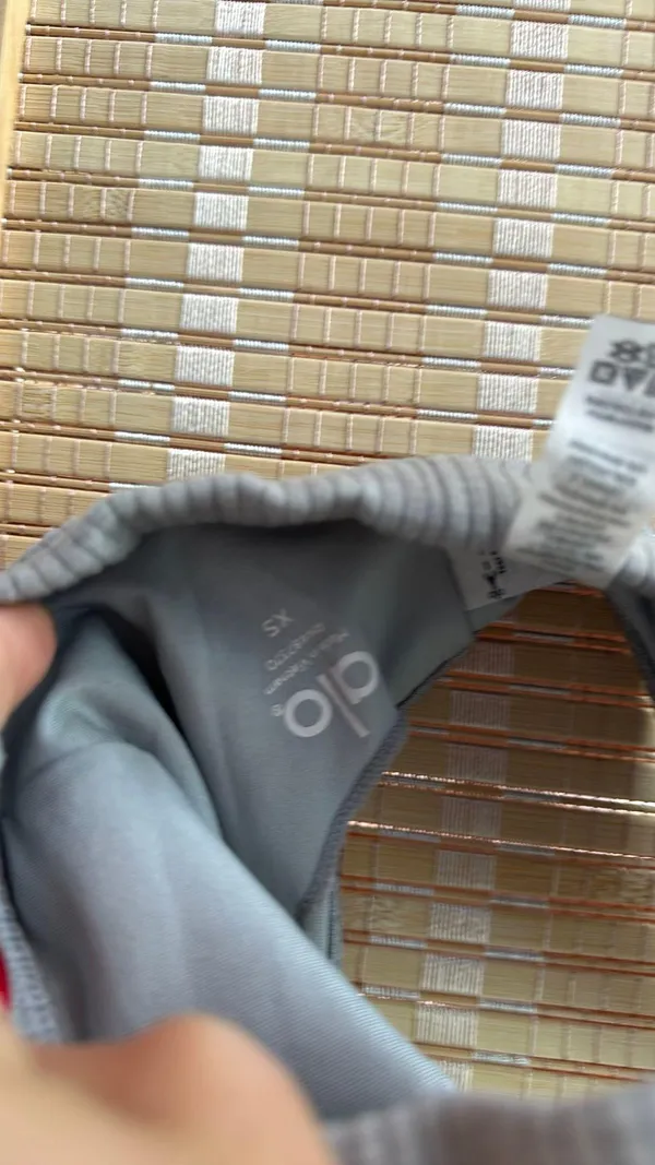 Alo Grey Sports Bra - Image 3