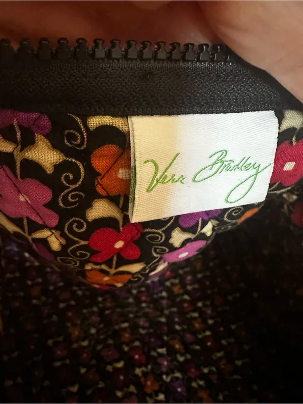 Vera Bradley Night and Day RETIRED Floral Small Duffel & Crossbody Bag Set - Image 7