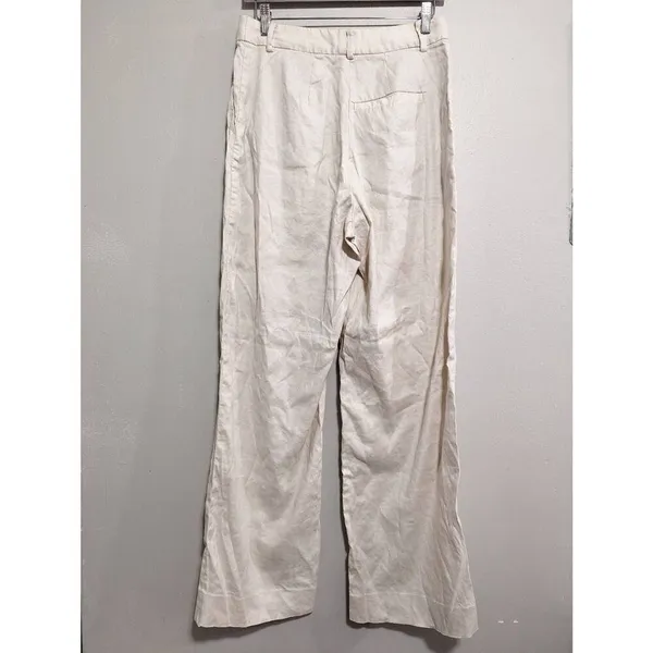 Aritzia babaton sadiki linen blend pants size 12 - Image 3