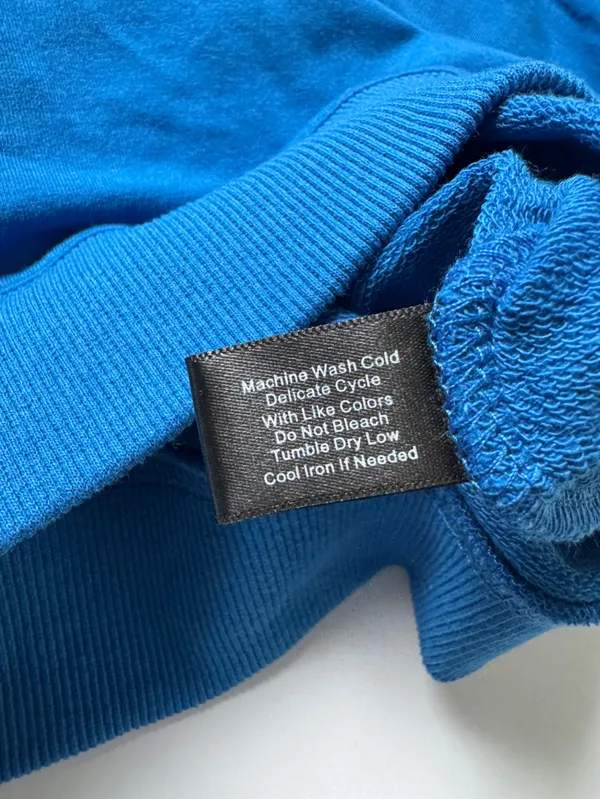 Boston Proper Princess Blue Slouchy French Terry Pullover Sweatshirt Size XXS/XS - Image 6
