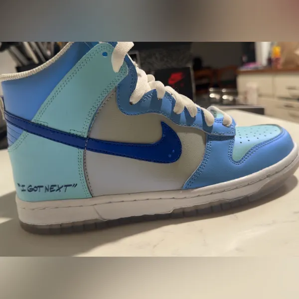 Nike‎ Dunk High Blue Mint Clean Streetwear Sneaker hightop 5.5Y W7 DV2206-400 - Image 7