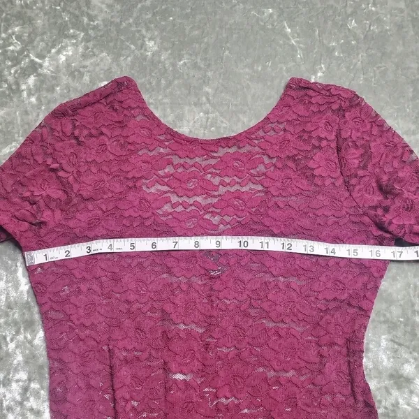 Forever 21‎ Lace Long Sleeve Bodysuit - Image 3