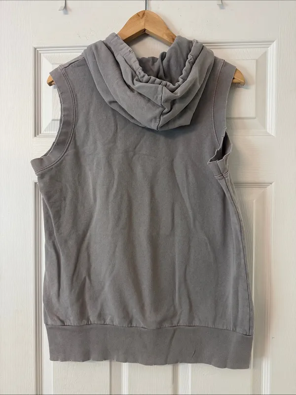Free People Sleeveless Hooded Pullover in Gray - Image 3