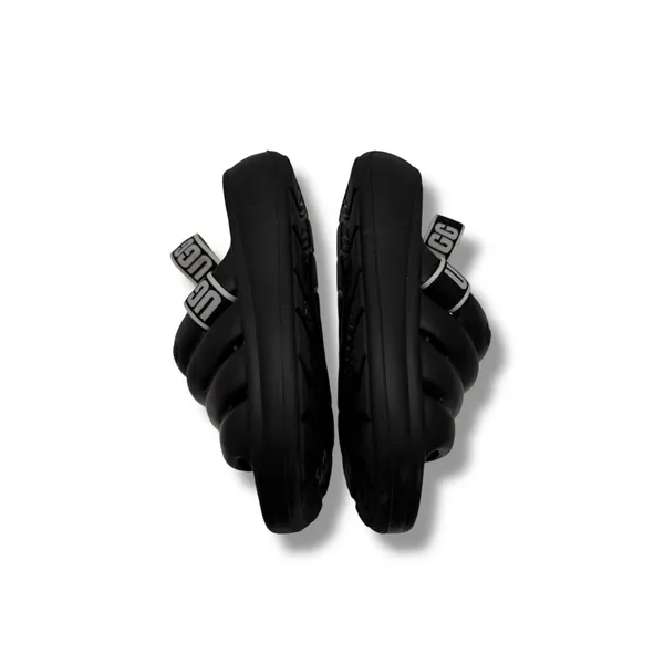 UGG‎ Sport Yeah Slide Sandals 6.5/7 Black Foam Detachable Strap Casual - Image 3