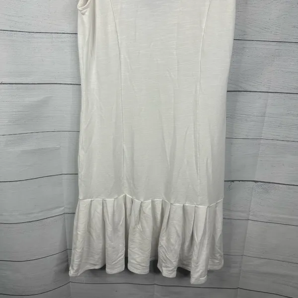 Monrow Womens Small White Sleeveless Tennis Dress Stretch Pleated Pickleball - Image 7