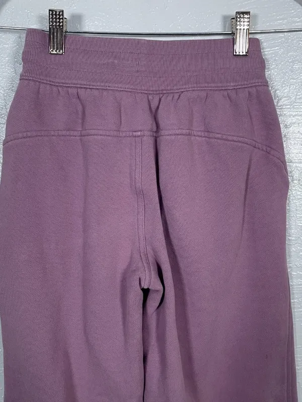 Lululemon Women XXXS Purple Lavender Lux Scuba Mid-Rise Wide-Leg Pant Athleisure - Image 8