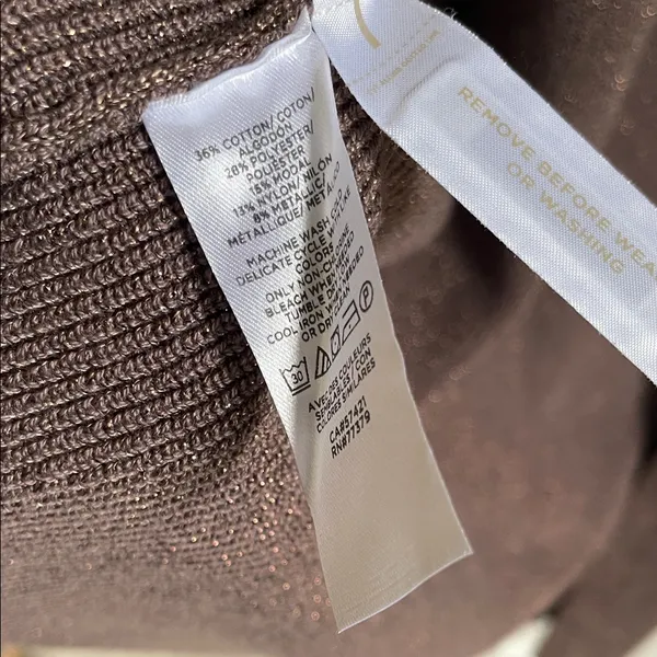 Ann Taylor Brown Boho Western Cardigan - Image 4