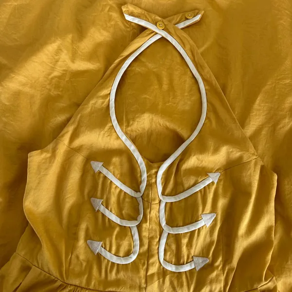 Vintage Anthropologie Floreat Western Halter Dress - Image 5