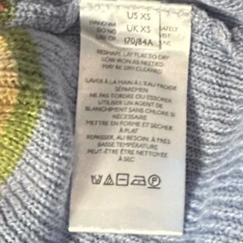 Free People Beach Mariner Knit Sweater Pants Matching Set XS Blue Striped Lounge - Image 8