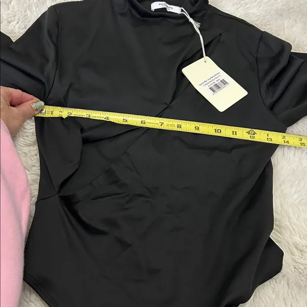 Peppermayo Special Affair Long Sleeve Black Bodysuit - Image 12